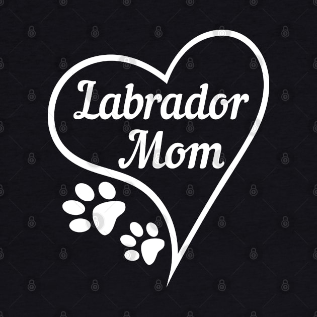 Cute Labrador Retriever Dog Mom by Lulaggio